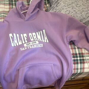 Purple California San Francisco hoodie